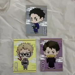 ハイキュー 夏祭り ポストカード(月島・牛島・赤葦)