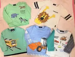 【kladskap クレードスコープ80】長袖七分袖Tシャツ 5枚セット