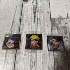 『NARUTO-ナルト- 疾風伝』シールウエハース第2弾　ナルト　ヒナタ　イルカ