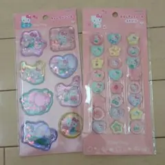 ハローキティ ウォーターシール＆おはじきシールセット