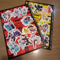 週刊少年ジャンプ Pokemon スペシャルコラボステッカー 2枚セット
