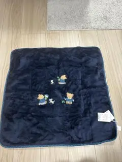 familiar ファミリア　ネイビー ブランケット 70x70cm