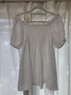 earth music & ecology オフショルダーシャツ