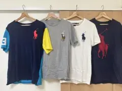 【3点セット】 ポロラルフローレン Tシャツ M ポロ ホワイト ネイビー