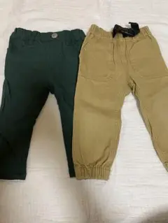 Buddy Lee カーキ・ブランシェス グリーン パンツ 2点セット80センチ