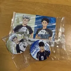 ハイキュー！！キャラクターカードと缶バッジセット