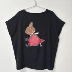 アンコキーヌ 半袖 Tシャツ リトルミイ 袖口ロールアップ Ｖネック 3Lのサムネイル