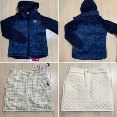 2点組■新品■30,800円【フィラゴルフ】レディース　ジャケット、スカート M