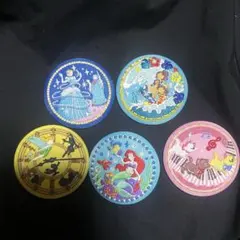 ディズニー刺繍缶バッジ　5種類セット