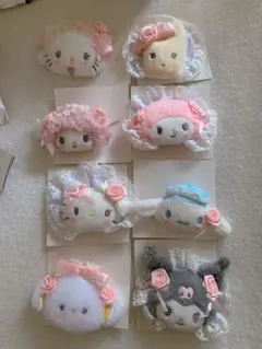 サンリオキャラクターズシークレットヘアクリップ8点セット