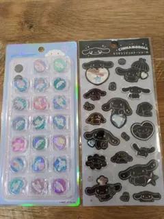 【未開封】サンリオ シナモン キラコロおはじきシール ラインストーンシール