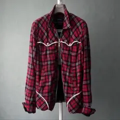 UNDERCOVER Zone 레트로 ウエスタン チェックジップジャケット