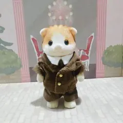 シルバニア　お父さんスーツセット（茶）ラスト