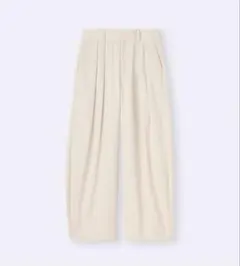 GU チノタックバレルレッグパンツ　M