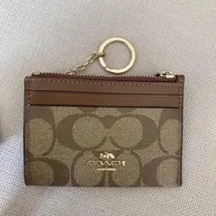 COACH カードケース キーチェーン付き