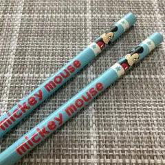 ミッキーマウス鉛筆　ミッキーレトロ鉛筆　ディズニー　2本セット　HB