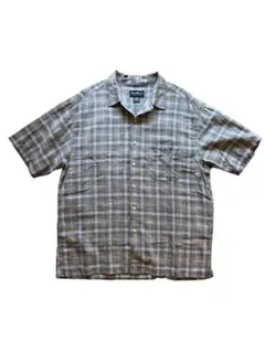 90s OLD STUSSY チェック柄 開襟 ボックスシャツ S - メルカリ