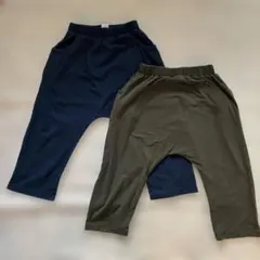 サルエルパンツ　2枚まとめ売り　7分丈　半ズボン　150cm