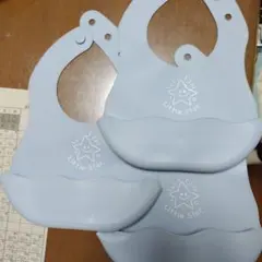 0〜3歳くらいまでの子供用シリコンエプロン 3枚セット