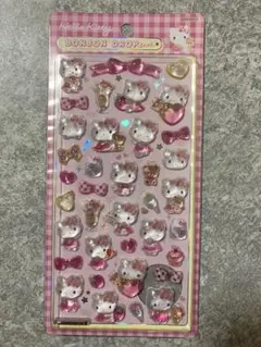 【正規品】ボンボンドロップシール サンリオ　ハローキティ ピンク