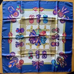 希少品・エルメス（Hermès）・「ROSE DES SABLES」・カレ90 - メルカリ