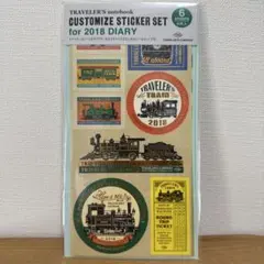 【トラベラーズノート】カスタマイズステッカーセット 2018