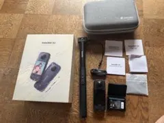 ジャンク品Insta360 X3 本体とみえない自撮り棒