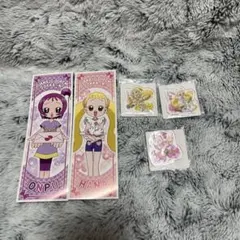 おジャ魔女どれみ　ステッカー　アクスタセット