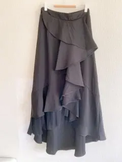 アシンメトリーチュールフリルスカート［pu24］grl グレイル