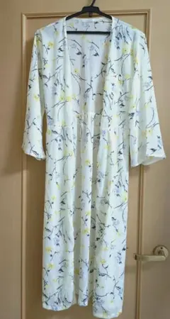 RETRO GIRL 花柄 シアー ロングカーディガンのサムネイル