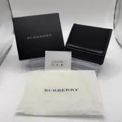 【新品・未使用・箱付き】BURBERRY ブラック コインケース