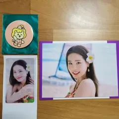 NiziU マコ JYP POPUP 缶バッジ　ラントレ クリアトレカ