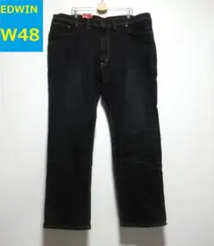新品 EDWIN メンズ W48 日本製／ストレッチ ジーンズ ジーパン デニム