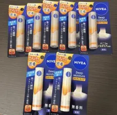 ニベアリップ7本セット　無香料　バニラマカダミア　リップクリーム