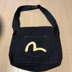 美used☆エヴィス☆デニムショルダーバッグ☆日本製のサムネイル