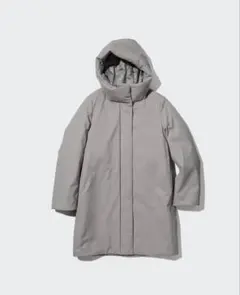 UNIQLO タイブリッドダウンコクーンコート L