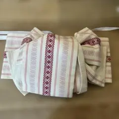 きょん様専用　ゆかた用結び帯　半幅作り帯