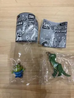 ゆらゆらつながるマスコット トイストーリー レックス エイリアン セット