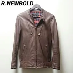 アールニューボールドR.NEWBOLD◇山羊革ゴートレザーライダースジャケットのサムネイル