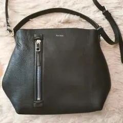 【Paul Smith】 ポール・スミス 2way レザーバッグ ブラック