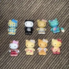ハローキティ ミニフィギュア 8体セット　平成レトロ