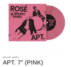 限定ピンクバイナル ROSE BRUNO MARS APT 7インチ 新品送料込 ROSE & Bruno Mars /APT.- 7インチレコード Amazon.com: Rosé