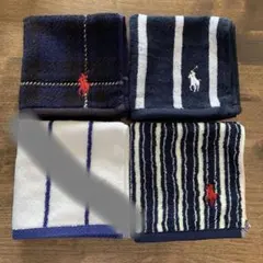 ラルフローレンハンドタオル 4枚セット Qセット