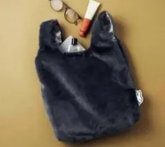 リンネル　2月号付録 ひょっこりのぞくミッフィー ふわもこファーバッグ