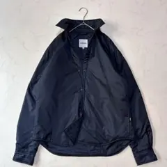 未使用級 ASPESI アスペジ 中綿入り コーチジャケット ネイビー XL