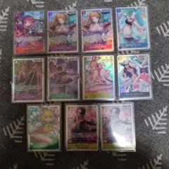 ワンピースカードRパラレルとSRの11枚セット