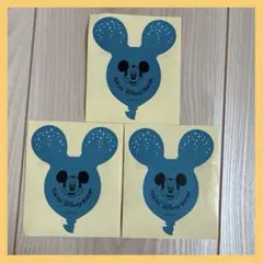 【非売品】東京ディズニーリゾート ミッキー バルーン ステッカー 3枚セット
