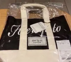 【最安値】herlipto HLT Canvas Mini Tote Blackのサムネイル