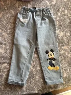 ミッキーマウス 長ズボン ライトブルー