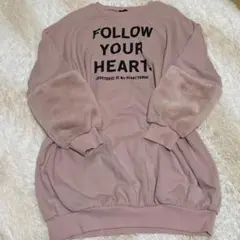 美品　チュニック　スウェット　ワンピース160